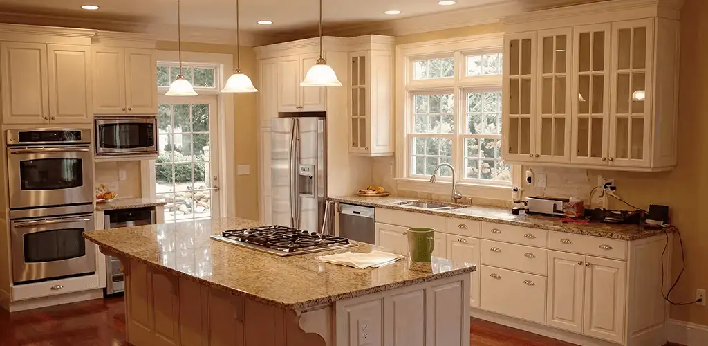 Custom cabinet door installation and kitchen upgrade in Orange, CA