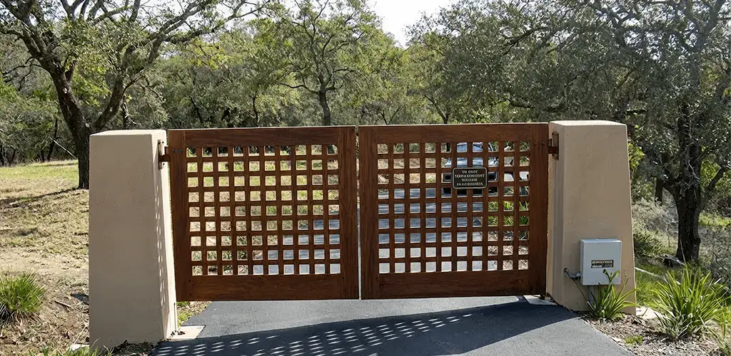 Driveway gate installation for a residential property in Orange, CA