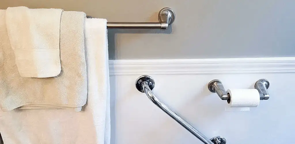 Bathroom grab bar installation for safety and accessibility in Orange, CA