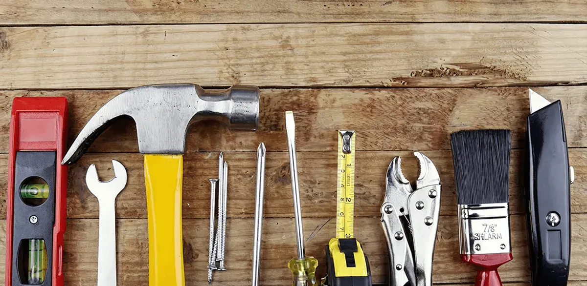 Handyman tools for home repairs and maintenance services in Orange, CA