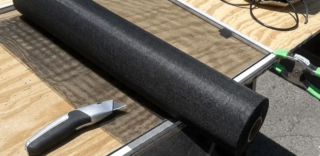 Window screen replacement materials and tools for screen repair in Orange, CA